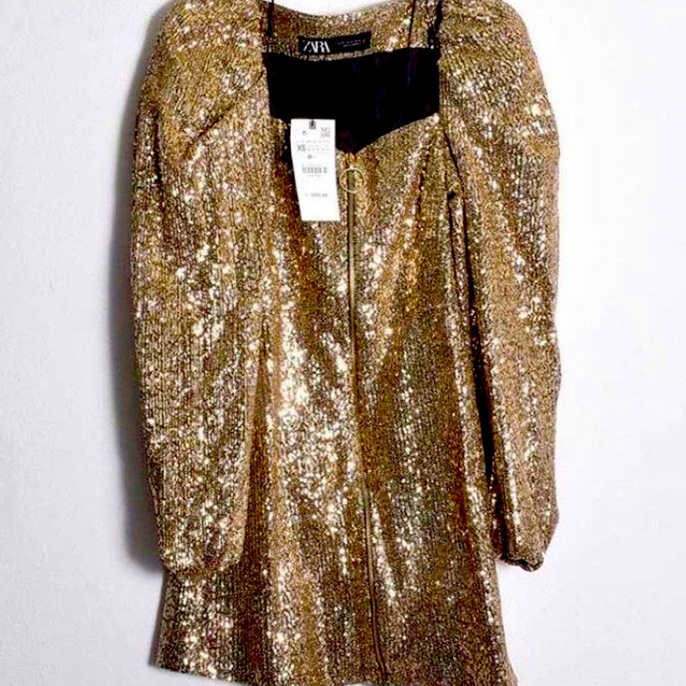 NWT Zara Sequin Dress